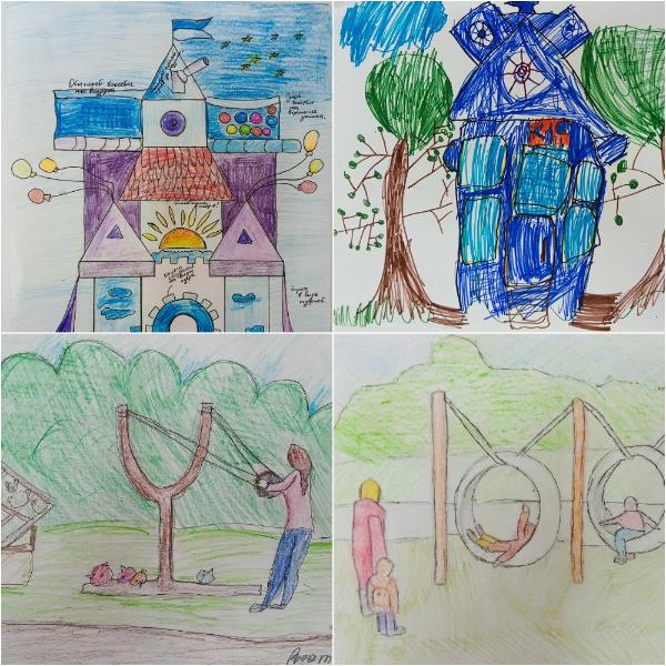 Ученики школы приняли участие в конкурсе на самый интересный и запоминающийся проект детской площадки мечты!